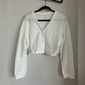 Amazon White Cardigan